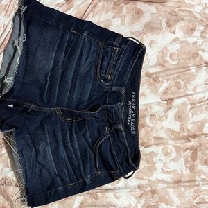 American Eagle Outfitters Dark Blue High Rise Women Jeans